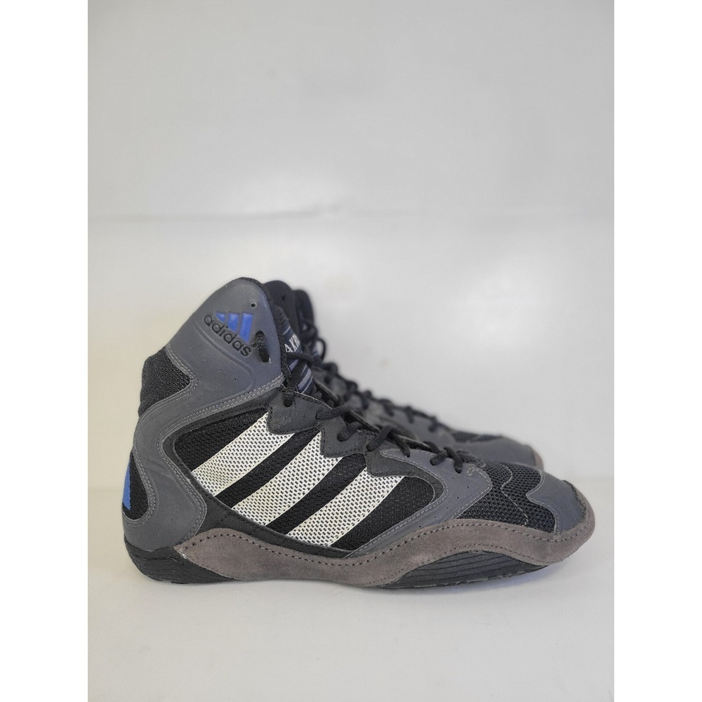 Vintage 2000 Adidas Akrid Wrestling Sneakers Black Gray Men's Sz 7.5 MMA‎ RARE